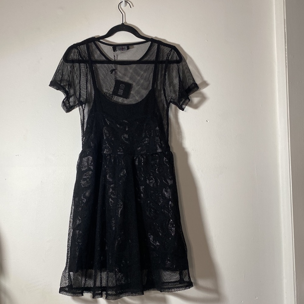 NWT Iron Fist Skullz Club Mesh Dress - Picture 4 of 4